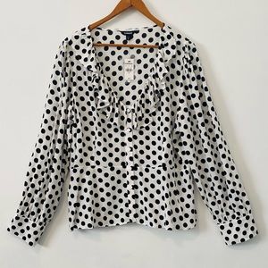 EXPRESS - Ruffle Top, Peplum Top